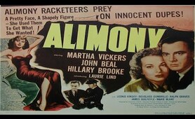 Alimony (1949) Film noir crime drama