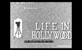 1927 " LIFE IN HOLLYWOOD "  FILM STUDIOS & SILENT MOVIE STARS   BEN LYON  GEORGE SIEGMANN XD14414