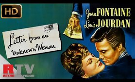 Letter from an Unknown Woman | Joan Fontaine | Full Restored Classic Drama Movie in HD! | Retro TV